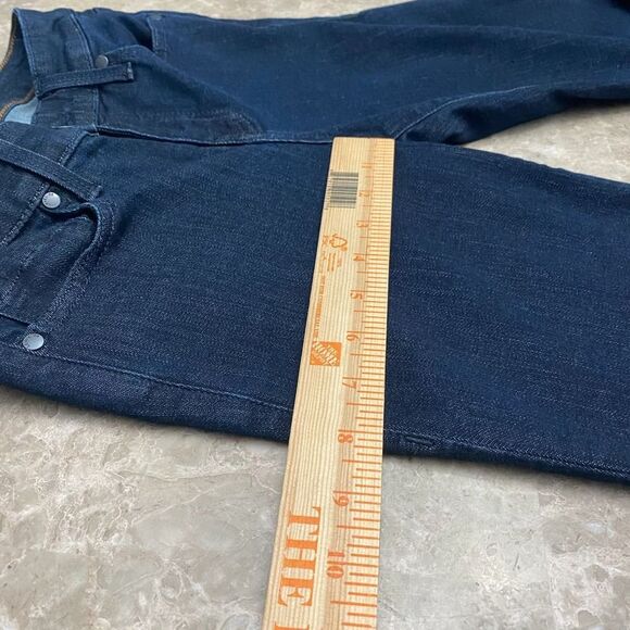 Anthropologie Level 99 womens flare jeans sz 26 mid rise dark wash soft stretch - Picture 7 of 12